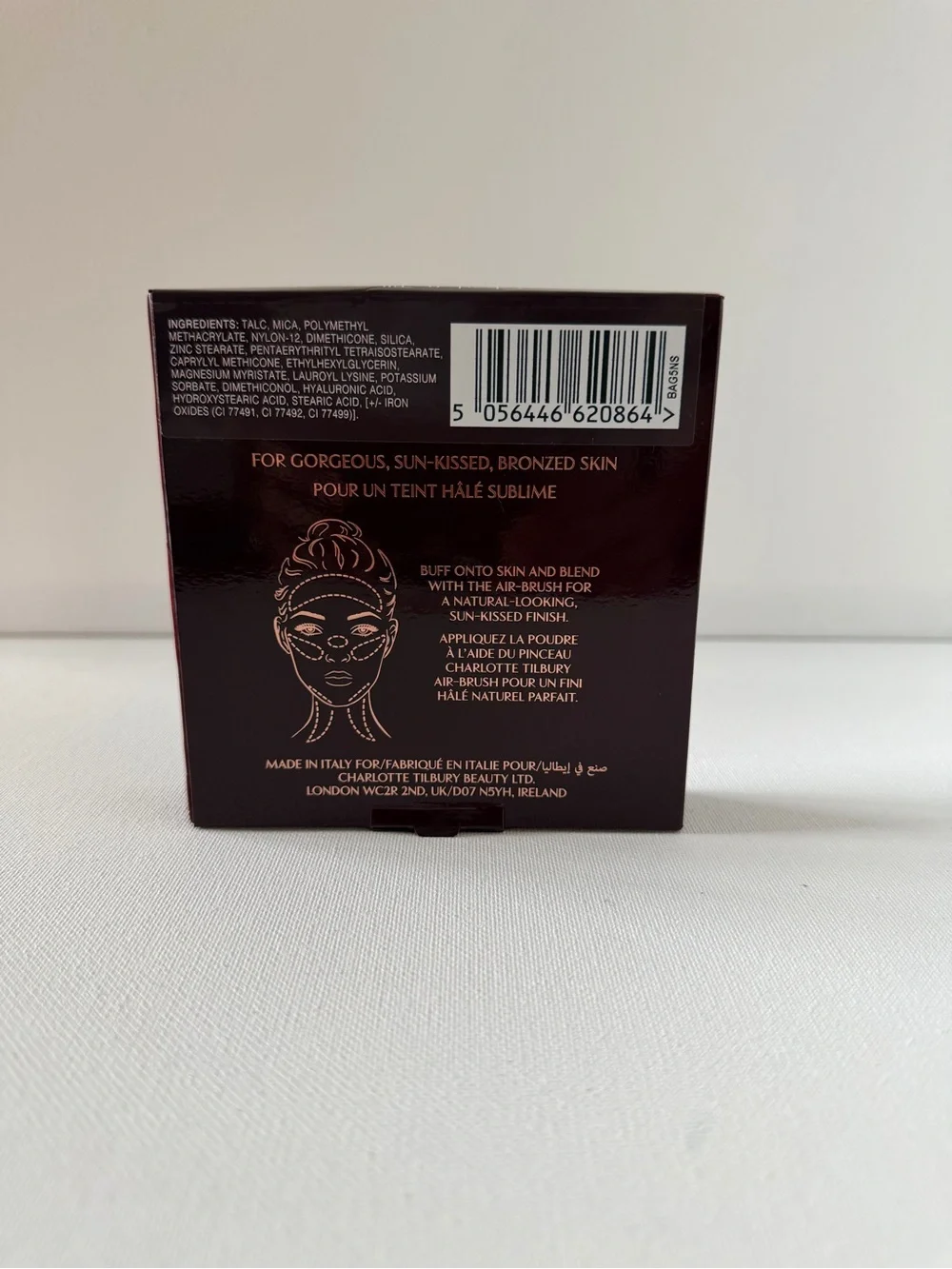 Charlotte Tilbury Airbrush Bronzer - 1 Fair- Full Size - NIB